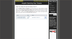 Desktop Screenshot of angelsopeningday.com